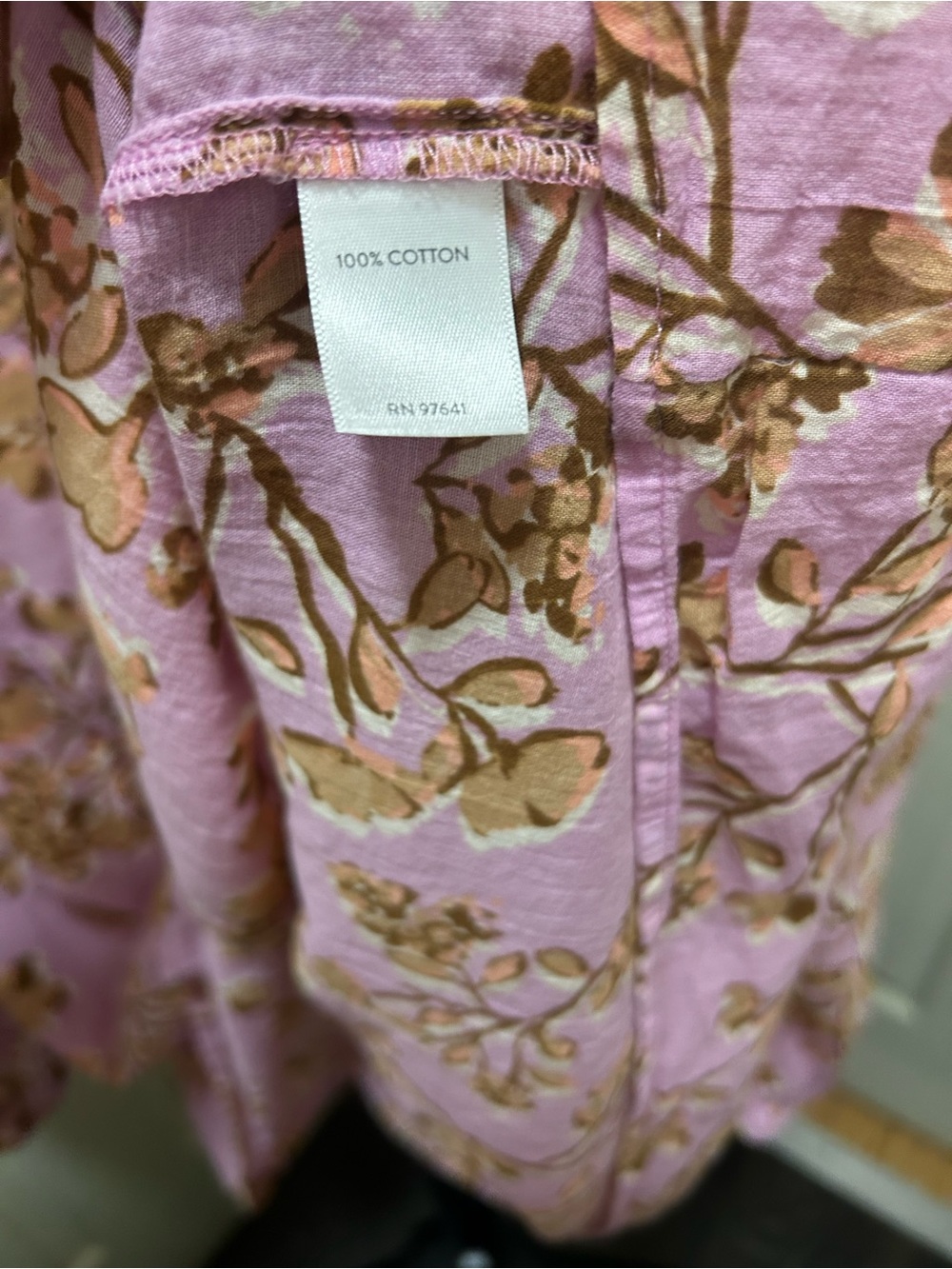 J. Jill Pink Floral Blouse - Picture 11 of 11